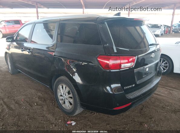 KNDMB5C16G6150554 2016 KIA SEDONA Black Հետևի ձախ
