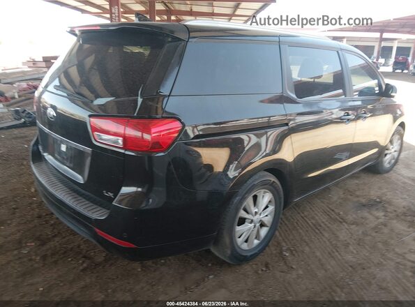 KNDMB5C16G6150554 2016 KIA SEDONA Black Հետևի աջ