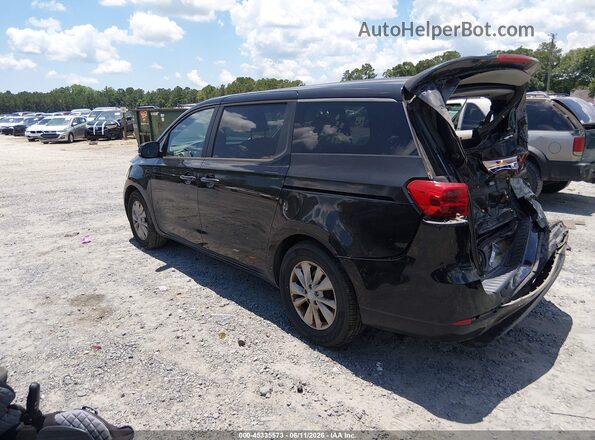KNDMB5C16H6233838 2017 KIA SEDONA Black Rear left