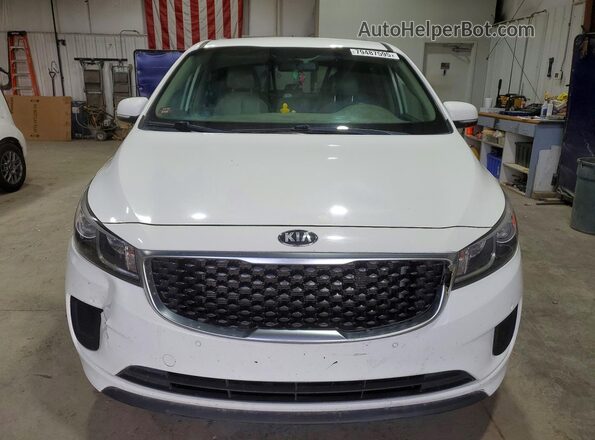 KNDMB5C16H6250753 2017 KIA SEDONA White Widok z przodu