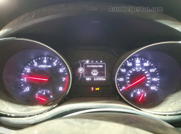 KNDMB5C16H6250753 2017 KIA SEDONA White Widok zestawu wskaźników