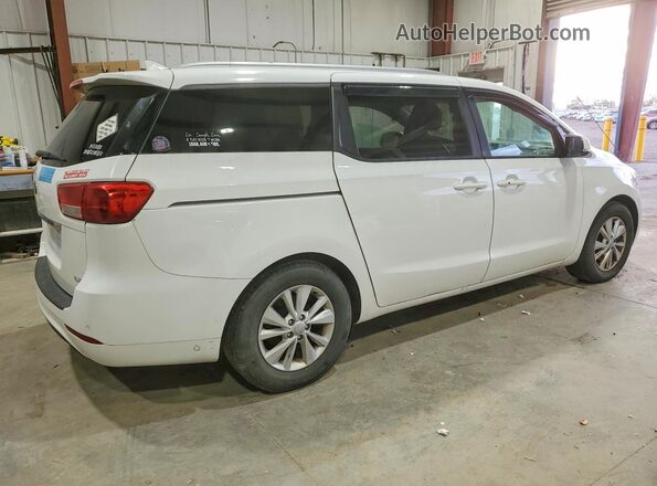 KNDMB5C16H6250753 2017 KIA SEDONA White Tył prawy