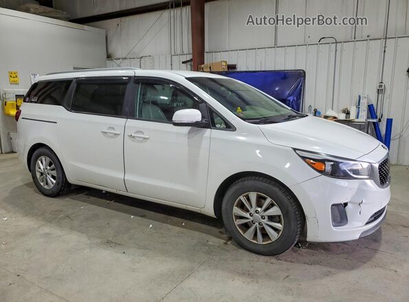 KNDMB5C16H6250753 2017 KIA SEDONA White Przód prawy