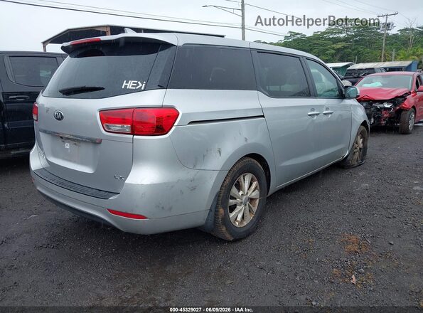 KNDMB5C16J6380232 2018 KIA SEDONA Silver Rear right
