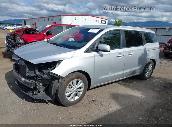 KNDMB5C16J6401838 2018 KIA SEDONA Silver Передня ліва чверть