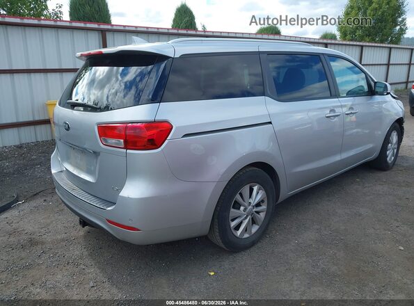 KNDMB5C16J6401838 2018 KIA SEDONA Silver Задня права чверть