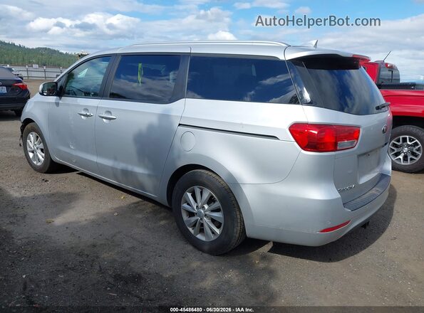KNDMB5C16J6401838 2018 KIA SEDONA Silver Задня ліва чверть