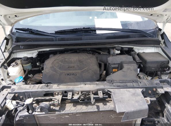 KNDMB5C16K6538764 2019 KIA SEDONA White Widok z tyłu