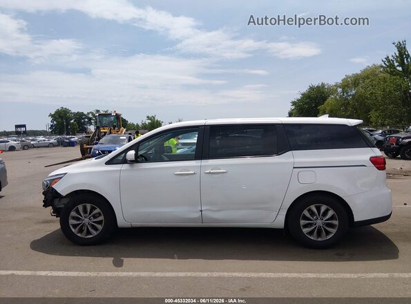 KNDMB5C16K6538764 2019 KIA SEDONA White Widok wnętrza 360 stopni