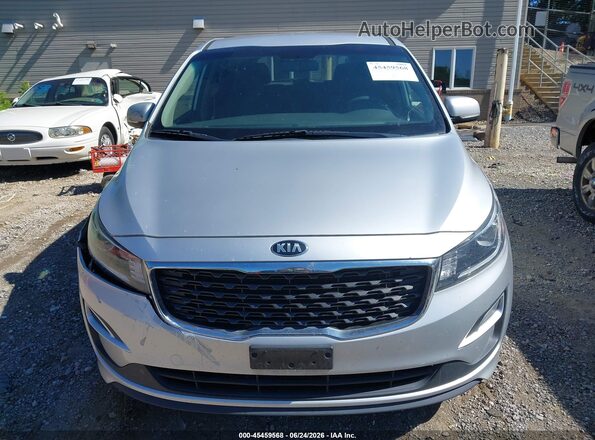 KNDMB5C16K6558867 2019 KIA SEDONA Серебряный Вид щитка приборов
