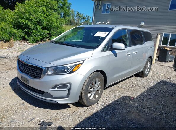 KNDMB5C16K6558867 2019 KIA SEDONA Серебряный Передняя левая четверть