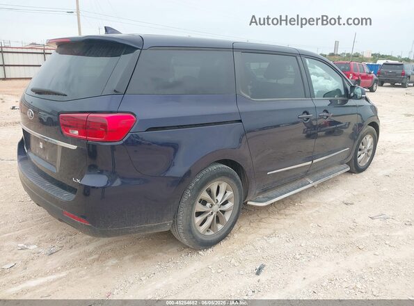 KNDMB5C16M6673777 2021 KIA SEDONA Blue Trasero derecho
