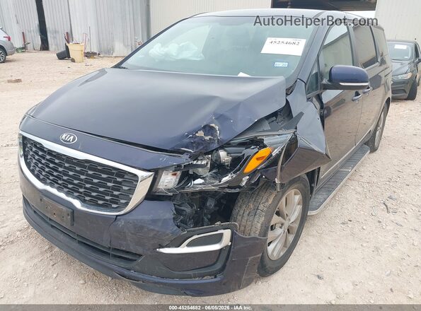 KNDMB5C16M6673777 2021 KIA SEDONA Blue Vista frontal