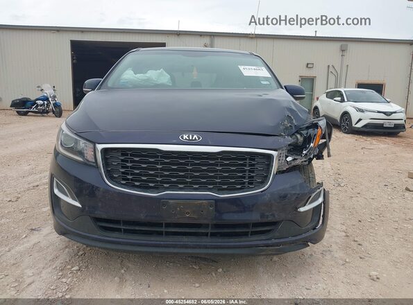 KNDMB5C16M6673777 2021 KIA SEDONA Blue Vista del cuadro de instrumentos