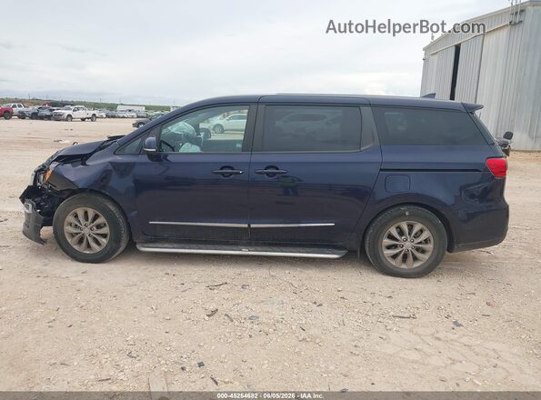 KNDMB5C16M6673777 2021 KIA SEDONA Blue Vista interior de 360 grados