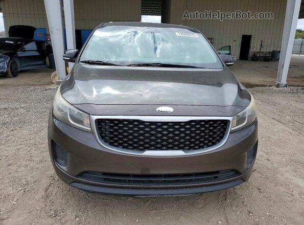 KNDMB5C17G6126036 2016 KIA SEDONA Gray 