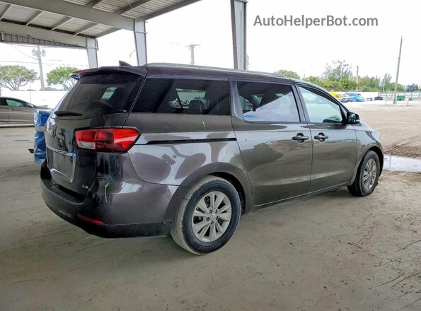 KNDMB5C17G6126036 2016 KIA SEDONA Gray 