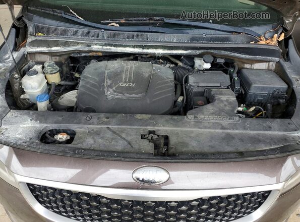 KNDMB5C17G6126036 2016 KIA SEDONA Gray 