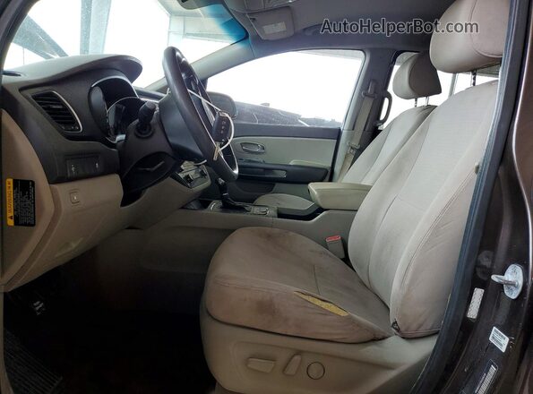 KNDMB5C17G6126036 2016 KIA SEDONA Gray 