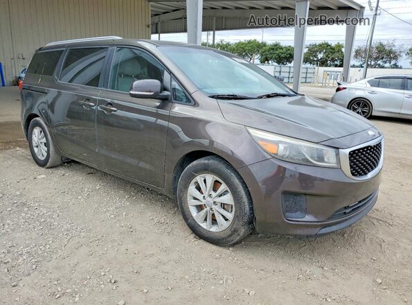 KNDMB5C17G6126036 2016 KIA SEDONA Gray 
