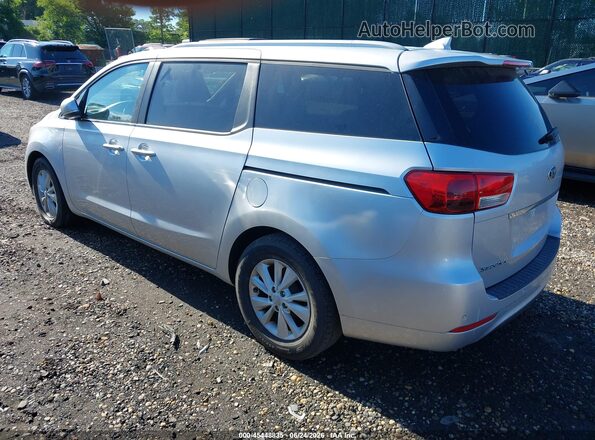 KNDMB5C17G6163197 2016 KIA SEDONA Silver უკანა მარცხენა