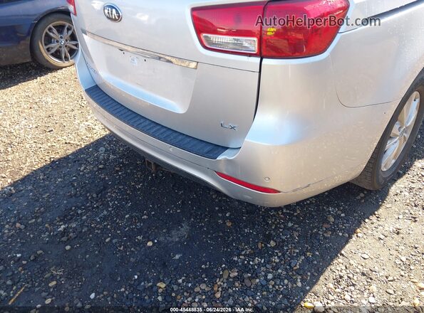 KNDMB5C17G6163197 2016 KIA SEDONA Silver წინა ხედი