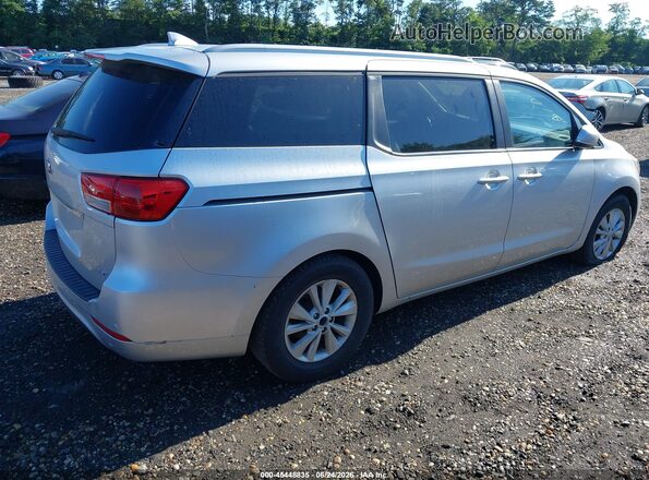 KNDMB5C17G6163197 2016 KIA SEDONA Silver უკანა მარჯვენა