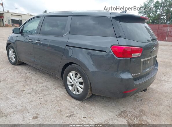 KNDMB5C17G6204248 2016 KIA SEDONA Gray Rear left