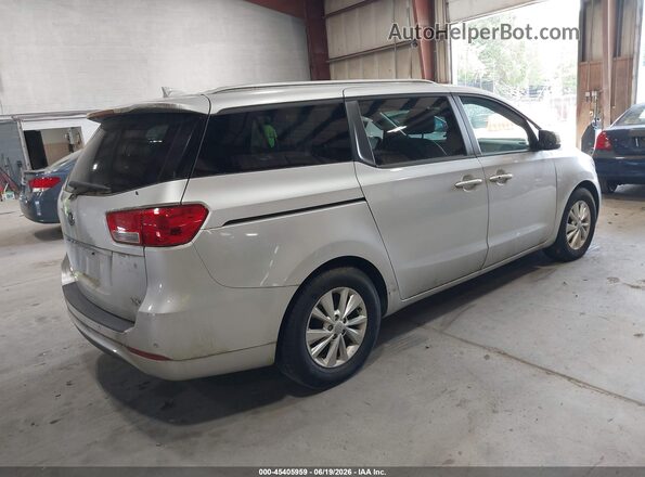 KNDMB5C17G6214763 2016 KIA SEDONA Серебряный 