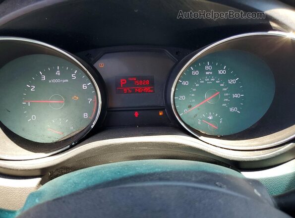KNDMB5C17H6221679 2017 KIA SEDONA Burgundy Instrument cluster view