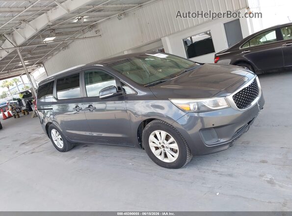 KNDMB5C17H6245061 2017 KIA SEDONA Gray 