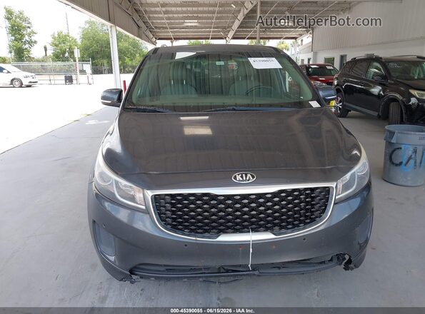 KNDMB5C17H6245061 2017 KIA SEDONA Gray 