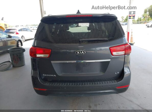 KNDMB5C17H6245061 2017 KIA SEDONA Gray 