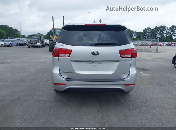 KNDMB5C17H6246081 2017 KIA SEDONA Silver 