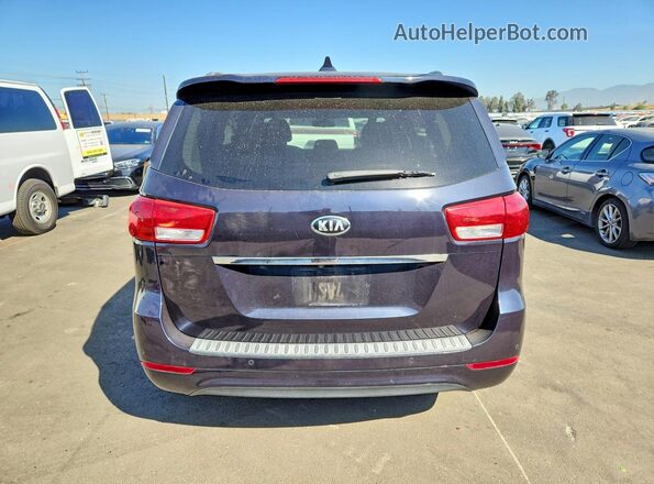 KNDMB5C17H6246758 2017 KIA SEDONA Blue Vista trasera