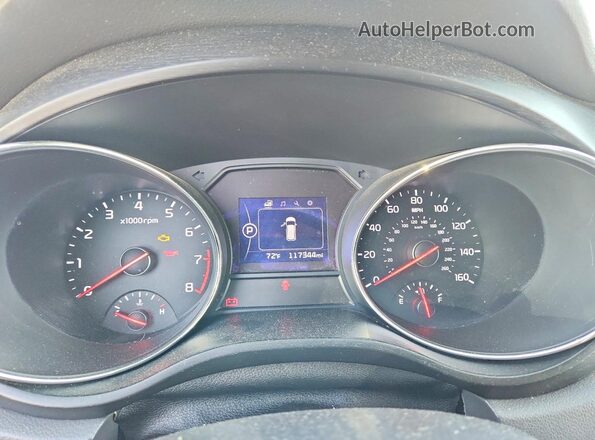 KNDMB5C17H6246758 2017 KIA SEDONA Blue Vista del cuadro de instrumentos