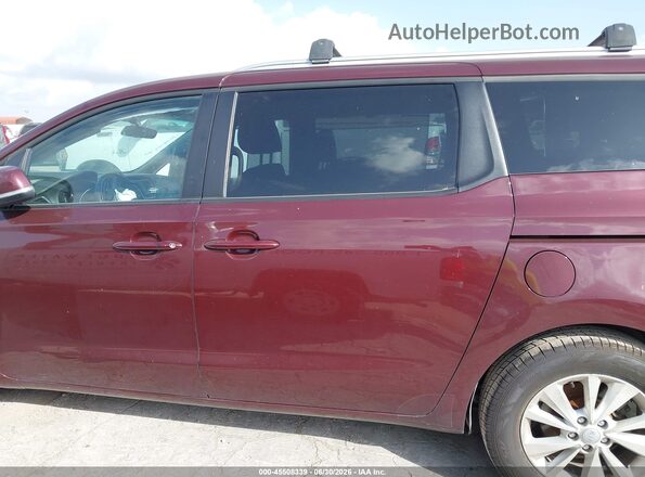 KNDMB5C17H6339523 2017 KIA SEDONA Maroon 