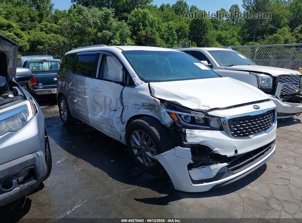 KNDMB5C17L6624473 2020 KIA SEDONA Белый Вид задней части салона