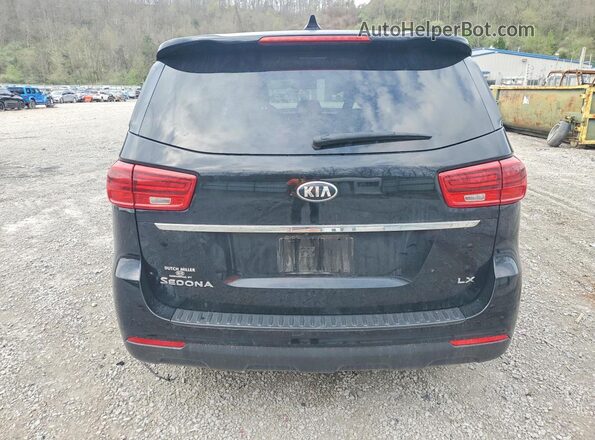 KNDMB5C17M6667857 2021 KIA SEDONA Black Հետևի տեսք