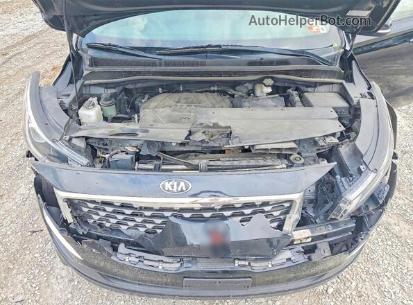 KNDMB5C17M6667857 2021 KIA SEDONA Black Շարժիչի բաժամունքի տեսք