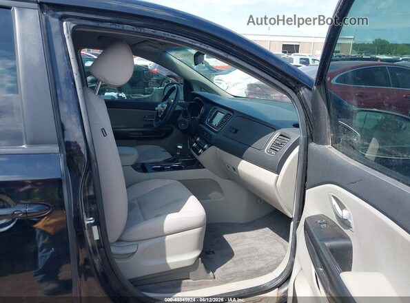 KNDMB5C17M6673724 2021 KIA SEDONA Black წინა სალონის ხედი