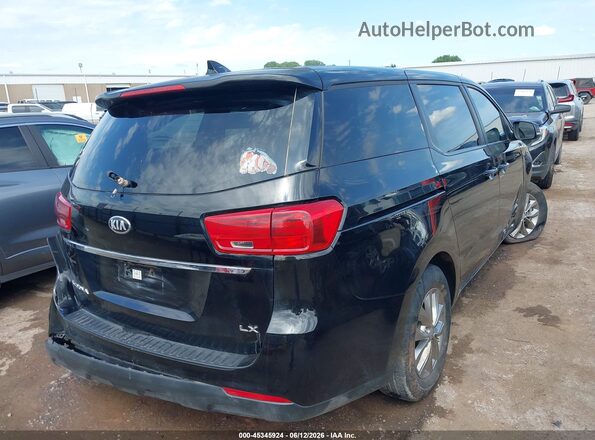 KNDMB5C17M6673724 2021 KIA SEDONA Black უკანა მარჯვენა
