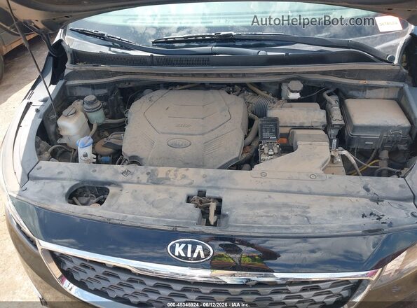 KNDMB5C17M6673724 2021 KIA SEDONA Black უკანა ხედი