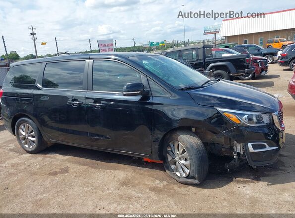 KNDMB5C17M6673724 2021 KIA SEDONA Black უკანა სალონის ხედი