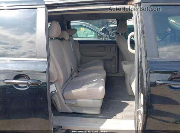 KNDMB5C17M6673724 2021 KIA SEDONA Black VIN კოდის სტიკერის ხედი