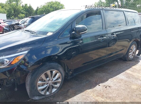 KNDMB5C17M6673724 2021 KIA SEDONA Black წინა ხედი