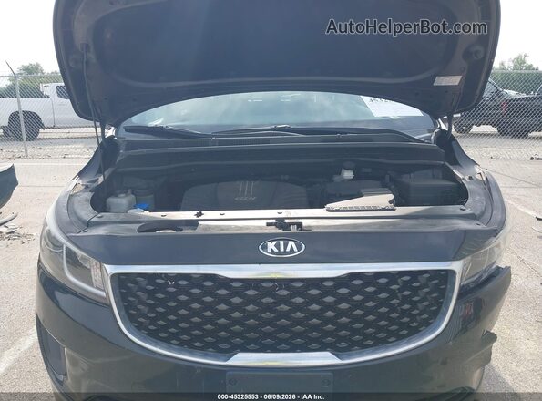 KNDMB5C18G6163273 2016 KIA SEDONA Black Rear view