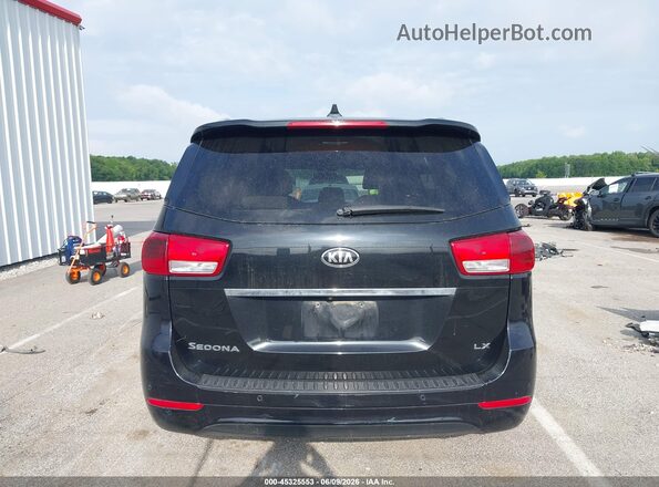 KNDMB5C18G6163273 2016 KIA SEDONA Black 