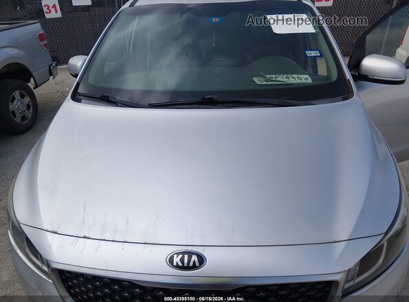 KNDMB5C18G6212407 2016 KIA SEDONA Silver 