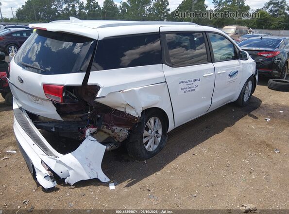 KNDMB5C18H6239155 2017 KIA SEDONA White Հետևի աջ